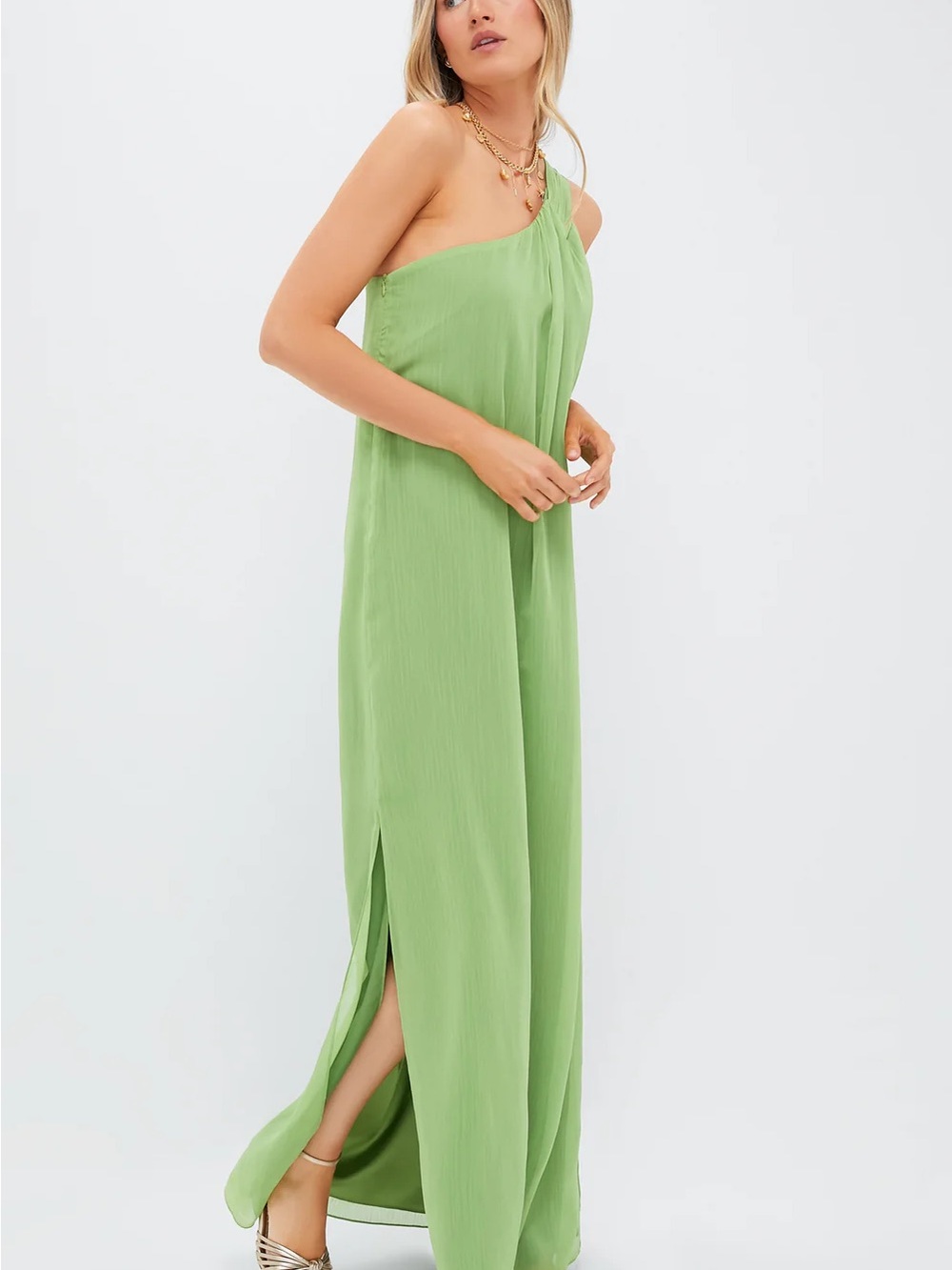 Pomander Place Pistachio Green Soleil Gown - Picture 2 of 14